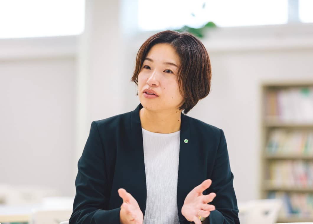センター長　加茂祥子のインタビュー画像3